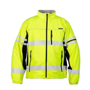 Kishigo Jacket,Lime,Polyester,Unisex,31" L,2XL JS137-2X Kishigo JS137-2X 2XL - Picture 1 of 4