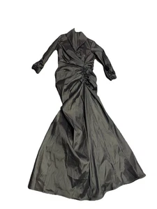 Abito vestito TADASHI SHOJI sirena increspato ballo formale madre sposa/sposo 8 - Foto 1 di 11