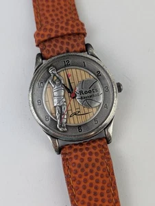 Vtg UNTESTED NOS Roots Canada Watch Leather Strap Band Men's BASKETBALL Player - Picture 1 of 7