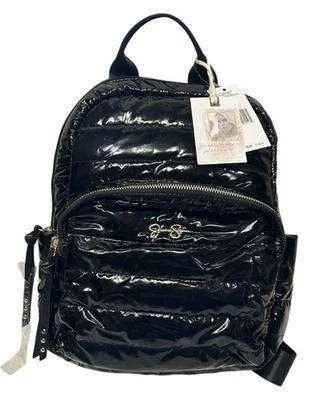 Jessica Simpson Womens Backpack Black Puffer Quilt Meteorite Portia Backpack NWT - Image 1 of 4