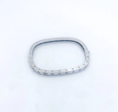 Brazalete Cuadrado Roberto Coin Oro Blanco 18k Pois Moi Diamante $8190 Minorista Foto 1 de 4