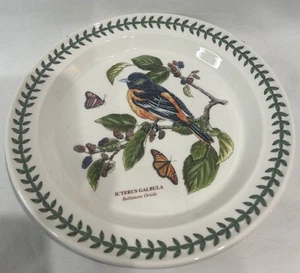 Portmeirion Botanic Garden Birds 10.5" Dinner Plate - Baltimore Oriole, EUC - Picture 1 of 12