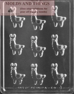 Llamas Molde Chocolate Tamaño Mordida Llamas Chocolate Caramelo Molde - Imagen 1 de 1