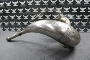 Yamaha YZ250 1999 circuito profesional platino tubo de escape graso cámara cabezal silenciador - Imagen 1 de 15