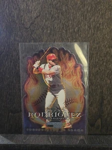 2000 Pacific Invincible Lighting the Fire #20 Ivan Rodriguez - Picture 1 of 2