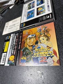 World Heroes 2 W/Obi Manual Neo Geo CD SNK NGCD Retro Rare Good Used Game JP