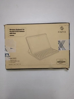 Amazon - Keyboard Case for Fire HD 10 (2023 Release) - Black - Image 1 of 4