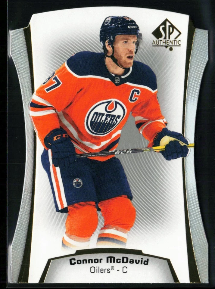 2021-22 SP Authentic Die Cut #DC-1 Connor McDavid - Image 1 of 2