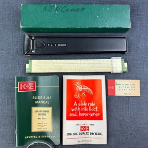 Keuffel & Esser 4081-3 Log Log Duplex DeciTrig Rechenschieber mit Box Handbuch + Extras - Bild 1 von 24