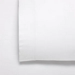 NEW Bianca Fletcher Flannelette Sheet White QB Set 4pce - Picture 1 of 2