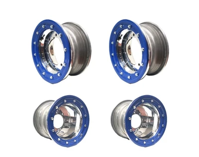 YFZ 450 450R  Front   Rear Wheels  Beadlock  10x5 and 9x8  Alba Racing  PL 41 - Image 1 of 4