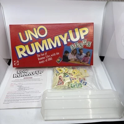Vintage 1993 Uno Rummy Up Mattel Tile Game - 100% COMPLETE! - Image 1 of 4