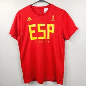 T-shirt manica corta Adidas uomo Coppa del Mondo FIFA Russia 2018 squadra nazionale Spagna M - Foto 1 di 9