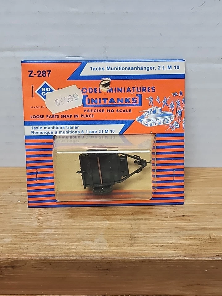 Roco Minitanks HO Scale Z-287 Munitionsanhanger NIB - Image 1 of 1