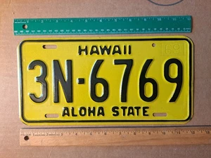Kennzeichen, Hawaii, 1969, 3N - 6769 (Doppel 69, Datum über 69) - Bild 1 von 2