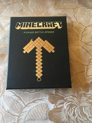 Minecraft • Metal Pickaxe • Bottle Opener • Officially Licensed • New - Image 1 of 4