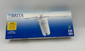 6 Pack Sealed Brand New Brita Pitcher Replacement Water Filters Genuine OEM - Picture 1 of 2