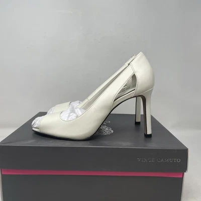 Vince Camuto Lizanie Pump Open Toe Tan Patent Leather Women's 8 M - Image 1 of 4