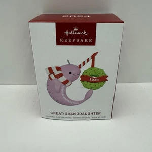 Hallmark Keepsake - Great-Granddaughter - 2024 **NEW / FREE SHIPPING** - Picture 1 of 5