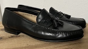 Neu ohne Karton Santoni braun Leder Quaste Slipper Halbschuhe Schuhe Herren US 11 EE - NEU - Bild 1 von 13