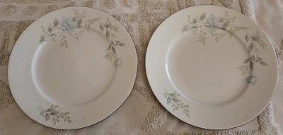 Set of 2- Vintage English Garden Fine China 1221 Floral Pattern Dinner Plate - Image 1 of 3