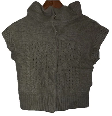 Free People  Military Green Snap Button Lambswool Angora Sweater Medium M - Image 1 of 4