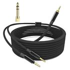 Nylon Braided 3.5mm Headset Cable for T1 2nd/T5P 2nd/T5P 3nd Headphones Wires