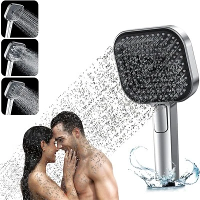Duschkopf Regendusche Duschbrause Wassersparend Handbrause Druckerhöhend Großer - Bild 1 von 4