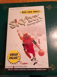 Neu 2003-04 Skybox Autographics 8 Pack Box Basketball Factory Seal LEBRON JAMES - Bild 1 von 7