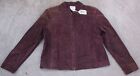 St. John's Bay Suede Leather Women  Jacket/Top - Size - M. Tag No. 85P