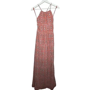 Joie Dress Womens Size XS Sundress Maxi Long Silk Boho Cottagecore Orange Work - Picture 1 of 13