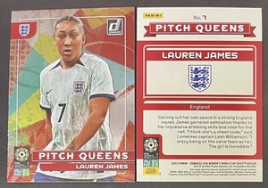 Lauren James 2023 Donruss FIFA Womens World Cup PITCH QUEENS INSERT #7 ENGLAND - Picture 1 of 1