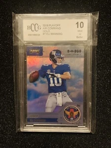 (2018) Playoff Air Command #7 “Gold” Eli Manning BCCG-GEM-10-M/NM - Picture 1 of 6