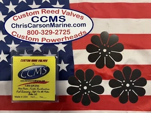 CCMS Mercury Carbon Fiber Reeds L3 70-90hp. 3 Cyl. 1987 and up  PN.239FD-C - Bild 1 von 1