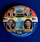 2016 4 pouces Ohio Donald Trump coattail campagne épingle