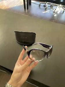 Gucci GG 2934 S AUTHENTIC BLACK FRAME PURPLE BIG LENSES - Bild 1 von 9
