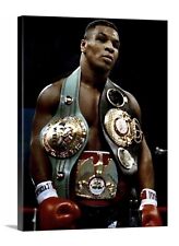 Mike Tyson Canvas 18x24 Print Picture Wall Fine Art Police Boxing Gym Ring Champ
