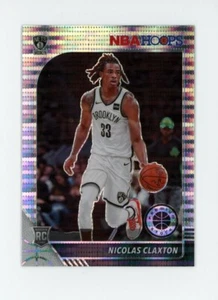 2019-20 NBA Hoops Premium NICOLAS CLAXTON Rookie Card RC SILVER PULSAR PRIZM 241 - Picture 1 of 1