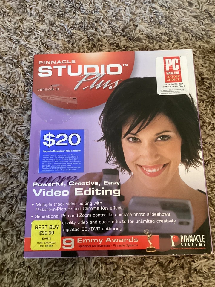 Pinnacle Studio Media Suite Plus Version 9 Video Digital Media Editing - Image 1 of 4