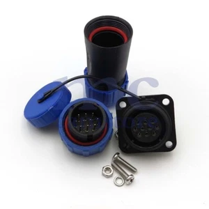 SP21 12 pin Waterproof Circular Connector,Automobile Power Connector Plug Socket - Picture 1 of 7