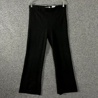 Betabrand Women's Size Large Petite Gray Nylon Bootcut Dress Pants - Image 1 of 4