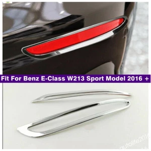 Lámparas antiniebla traseras cromadas borde de cubierta para Benz Clase E W213 sedán 2016 - 2019 - Imagen 1 de 10