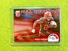 Nick Chubb RED #99/99 SP FULL THROTTLE CARD BROWNS UGA 2020 Elite  MAKE AN OFFER