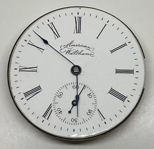 AMERICAN WALTHAM POCKET WATCH MOVEMENT 6s 15 Jewels 1896 Does Not Run - Picture 1 of 20