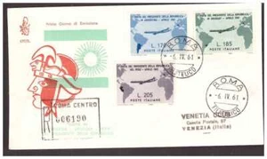 FDC VENETIA  CLUB  1961  - SERIE GRONCHI  VIAGGIATA  RACC. - Bild 1 von 1