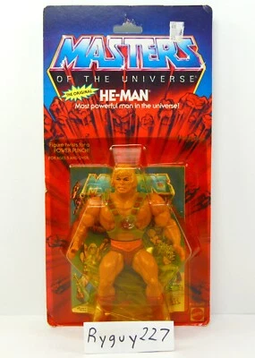 MOTU, He-Man, Original, Masters of the Universe, Sin usar, cardado, sellado, figura Foto 1 de 4