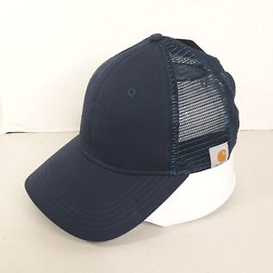 Carhartt Men's Rugged Professional Series Cap mesh Navy Blue Snapback Hat NWT