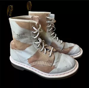 Dr Martens 1460 Salmon Creek Paint Suede Limited Edition Boots EU 37 UK 4 - Picture 1 of 12