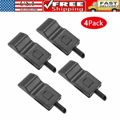 4PCS Door Lock Knobs Front/Rear Ebony For Chevy/GMC Silverado/Sierra 2007-13 US Foto 1 de 4