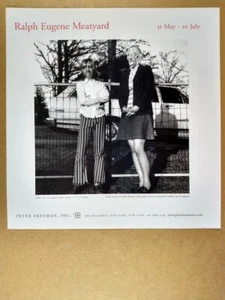 2012 Ralph Eugene Meatyard Exhibition Peter Freeman vintage print Ad - Picture 1 of 1